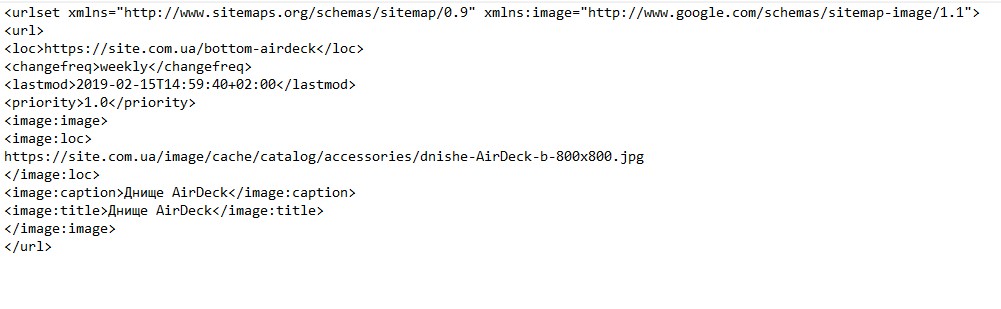пример sitemap.xml